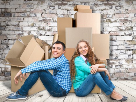 Reusable furniture and goods prepared for charity donation from storage