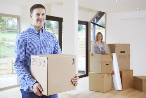 Office removals team planning a business relocation in Ealing