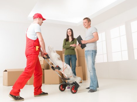 Packing boxes for flat removals in Ealing