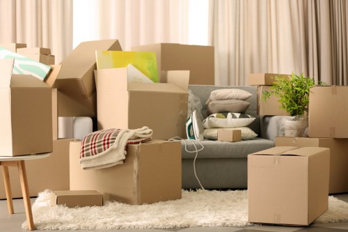 Business stock and equipment placed in short-term storage in Ealing